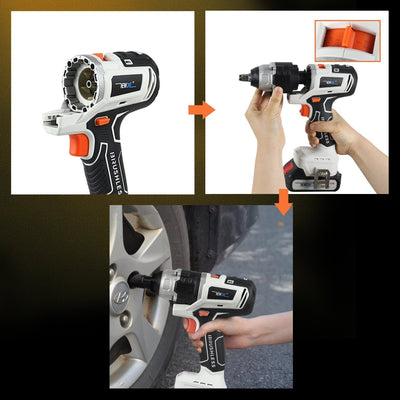 BrushMax - 12 In 1 cordless Multifunctional Combo Kit - TumTum