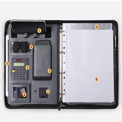Business portable notebook With USB Phone Charger™