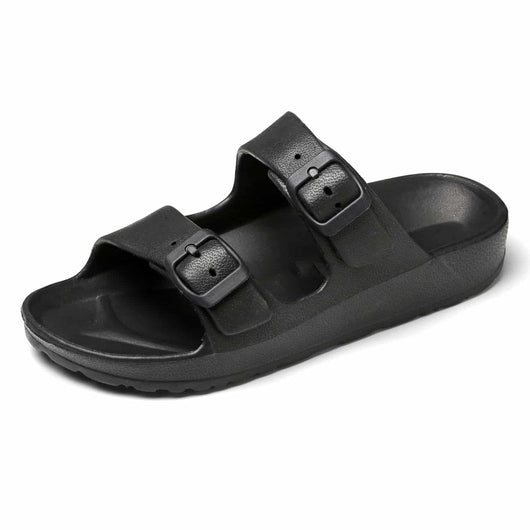 ComfyComfy™ - Women's Comfort Slides Double Buckle Adjustable Sandals - TumTum