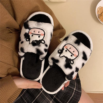 CuteFluffy Cows Slippers - TumTum