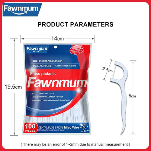 DenTek Fawnmum  - Dental Floss Flosser Picks Toothpicks Teeth Stick™