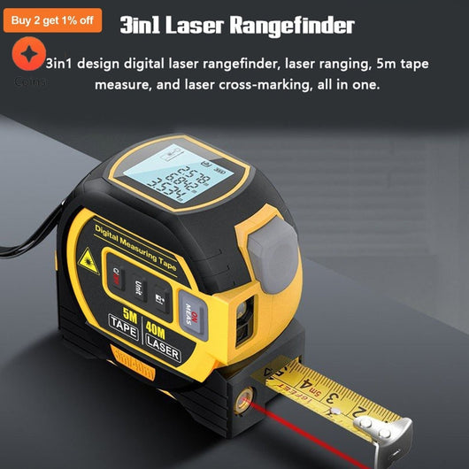 Digital and Laser Measurement Tape - TumTum