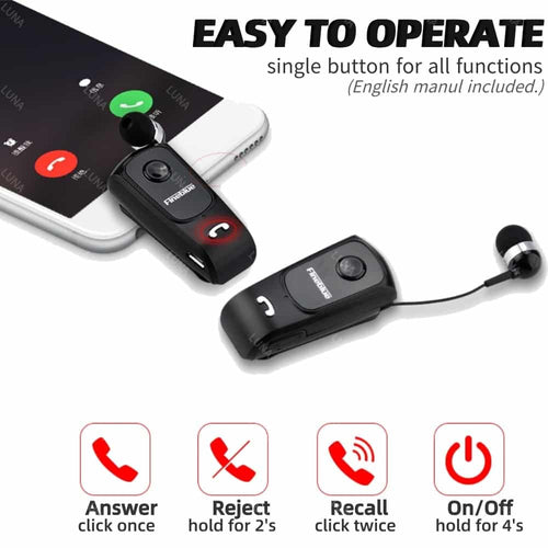 FineBlue - Collar-Clip Bluetooth Headset™
