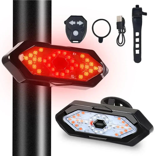 GlowAlert - Bicycle LED Rechargeable Warning Tail Light™