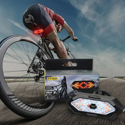 GlowAlert™ - Bicycle LED Rechargeable Warning Tail Light - TumTum