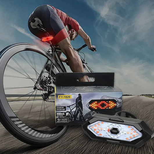 GlowAlert™ - Bicycle LED Rechargeable Warning Tail Light - TumTum