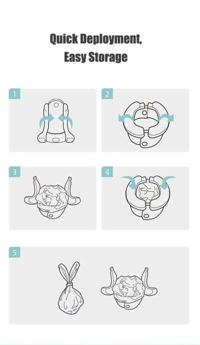 GoPotty™ - Foldable Baby Potty - TumTum