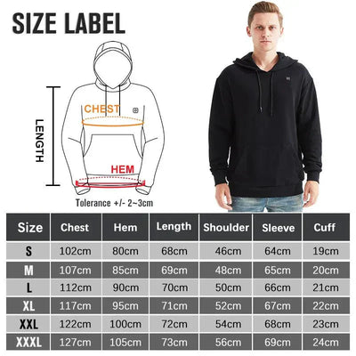 HeatHood™ - Men USB Heating Hoodie - TumTum