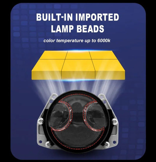 IgniteX™ - 200W 3.0 Inch Bi Led Projector Lens - TumTum