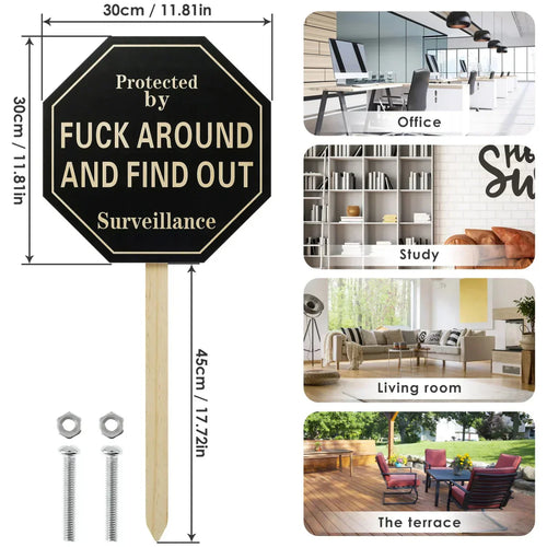 JestMark - Wooden Yard Sign™