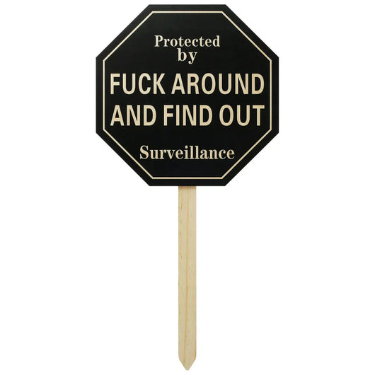 JestMark™ - Wooden Yard Sign - TumTum