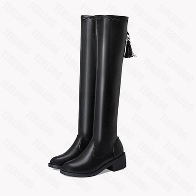 Leillant™ - Soft And Comfortable Leather & Wool Boots For Women - TumTum