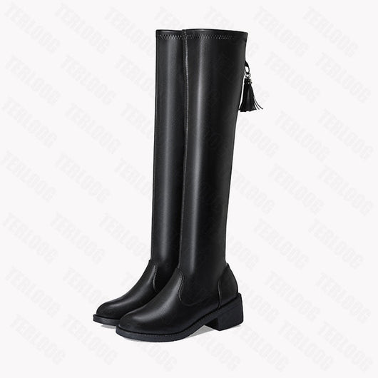 Leillant™ - Soft And Comfortable Leather & Wool Boots For Women - TumTum