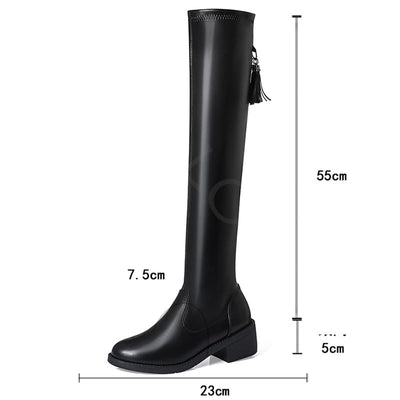 Leillant™ - Soft And Comfortable Leather & Wool Boots For Women - Tecanova