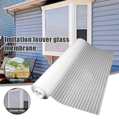 LumiShade™ - Horizontal Glass Blinds Static Glue-free - TumTum