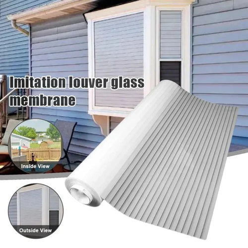LumiShade - Horizontal Glass Blinds Static Glue-free™