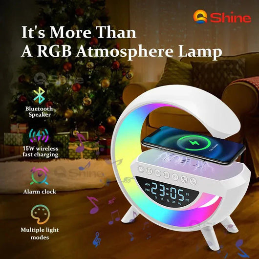 LumiSync™ - Bluetooth Speaker, Alarm Clock and RGB Atmosphere Lamp - TumTum