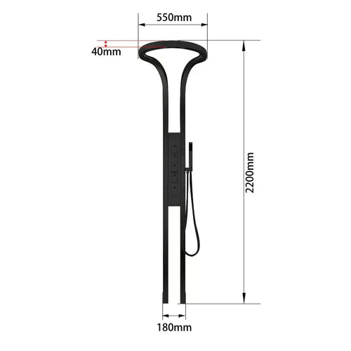 EleganceFlow - Wall-Mounted Bathroom Shower™