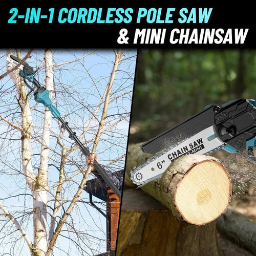 ChainMaster - 2-In-1 Cordless Pole Saw™