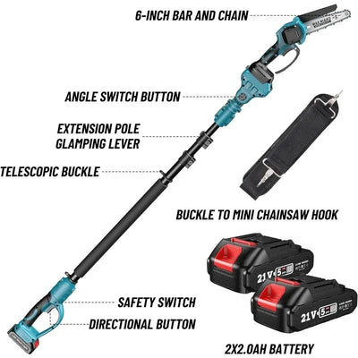 ChainMaster - 2-In-1 Cordless Pole Saw™