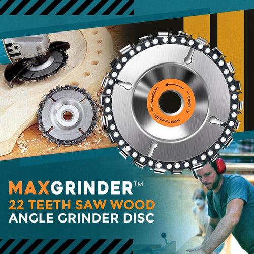 MaxGrinder 22 Teeth Saw Wood Angle Grinder Disc™