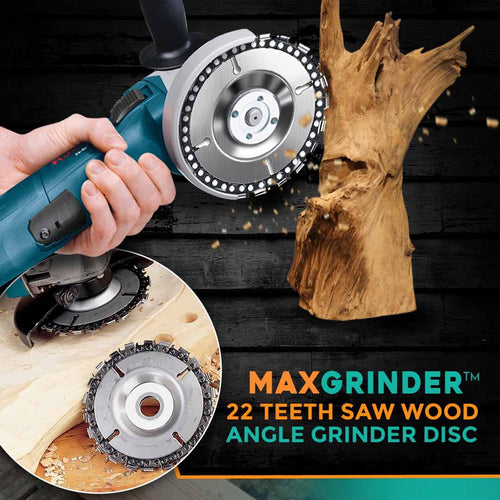 MaxGrinder 22 Teeth Saw Wood Angle Grinder Disc™