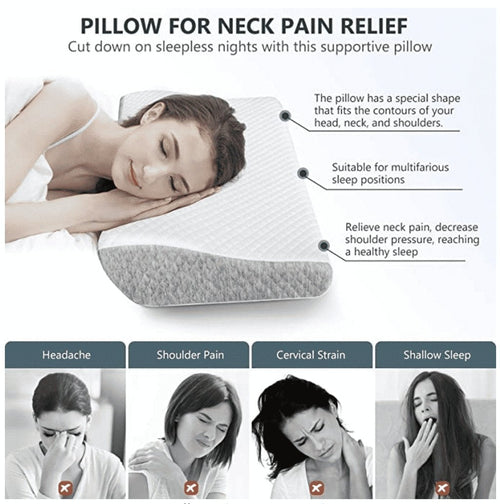 MedPillow - Ergonomic Sleep Gel Pillow For Neck Pain™