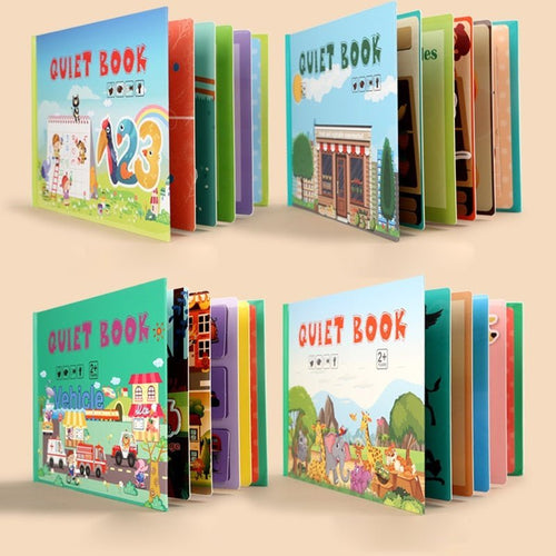 MindBuilder  -  Montessori Busy Book For Kids To Develop Learning Skills™
