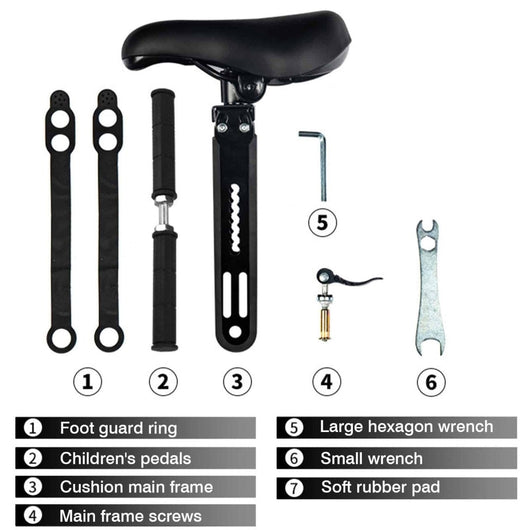 MiniSeat ™ - Front Mounted Child Bike Seat - TumTum