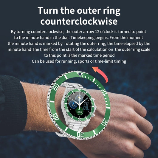 Multifunctional Bluetooth Talk Men's Casual Smart Watch - TumTum