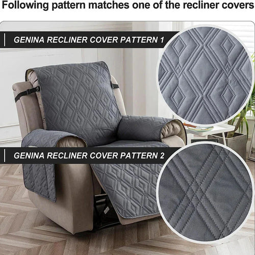 NanuProof   -100 Water-Resistant Recliner Slipcover Square™