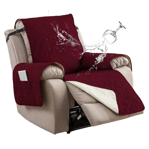 NanuProof   -100 Water-Resistant Recliner Slipcover Square™