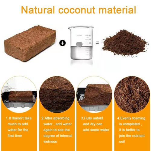 New 9L Coco Coir Brick Compressed Soil™