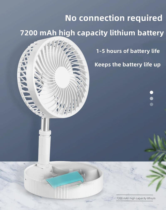PrimeFan 8.7inch Rechargeable Portable USB Fan - TumTum