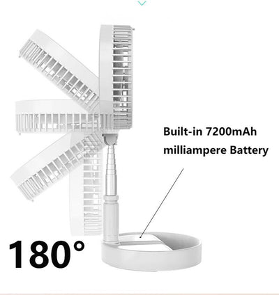 PrimeFan 8.7inch Rechargeable Portable USB Fan - TumTum