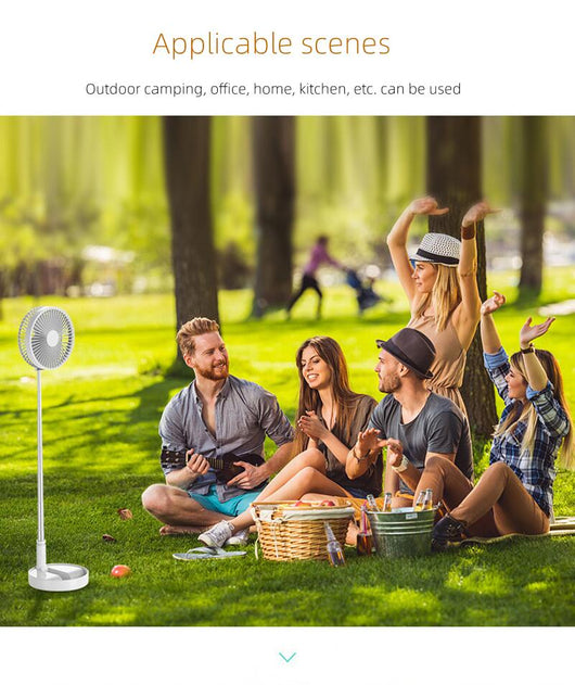 PrimeFan 87inch Rechargeable Compact USB Fan™