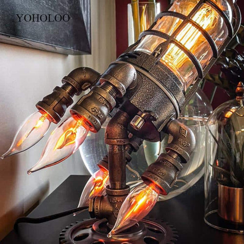 Rocket Ship Commercial Vintage Lamp™