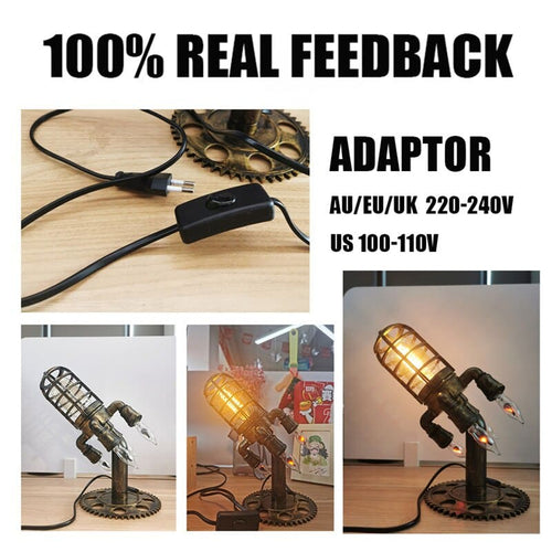 Rocket Ship Commercial Vintage Lamp™