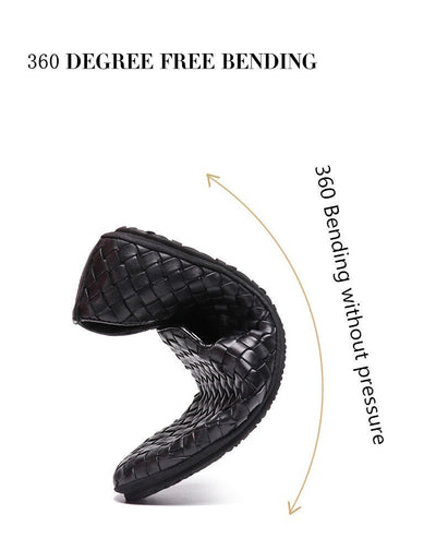 SlipOnShoes™ - Leather Foldable Breathable Slip-on Shoe - TumTum