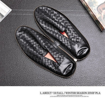 SlipOnShoes™ - Leather Foldable Breathable Slip-on Shoe - TumTum