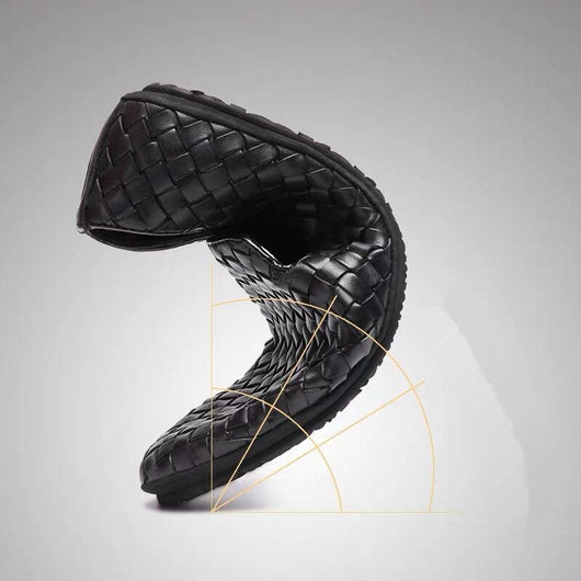 SlipOnShoes™ - Leather Foldable Breathable Slip-on Shoe - TumTum
