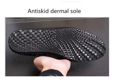 SlipOnShoes™ - Leather Foldable Breathable Slip-on Shoe - TumTum