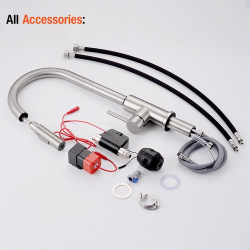 Smart Stainless Steel Sensor Kitchen Faucet With Pull Out  Spray Head™