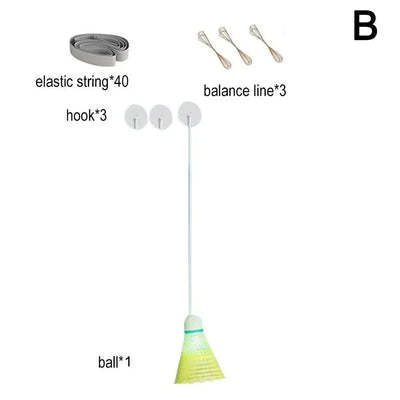 SpinShot™ - Badminton Trainers Stretch Shuttlecock - TumTum
