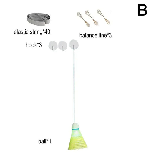 SpinShot™ - Badminton Trainers Stretch Shuttlecock - TumTum