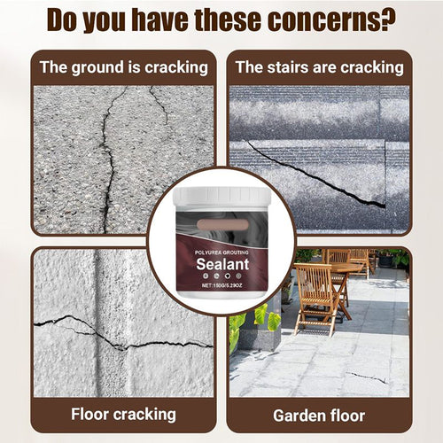 Water-Resistant Polyurethane Grouting Sealer - Crack  Leak Fix™