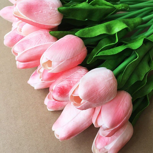 Spring Fresh Faux Silk Tulip Bouquet™