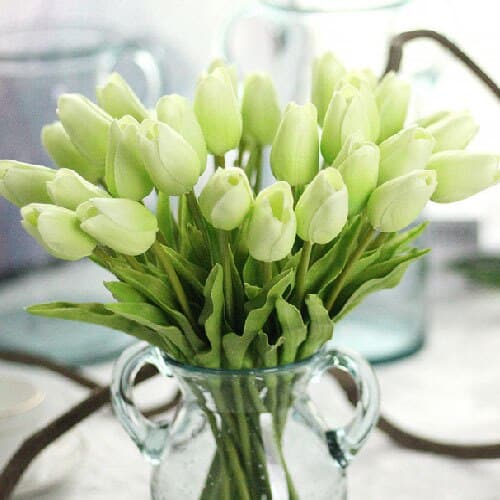 Spring Fresh Faux Silk Tulip Bouquet™