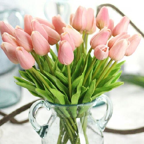 Spring Fresh Faux Silk Tulip Bouquet™