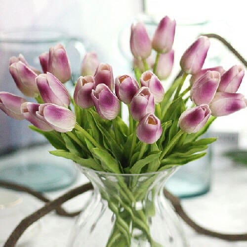 Spring Fresh Faux Silk Tulip Bouquet™